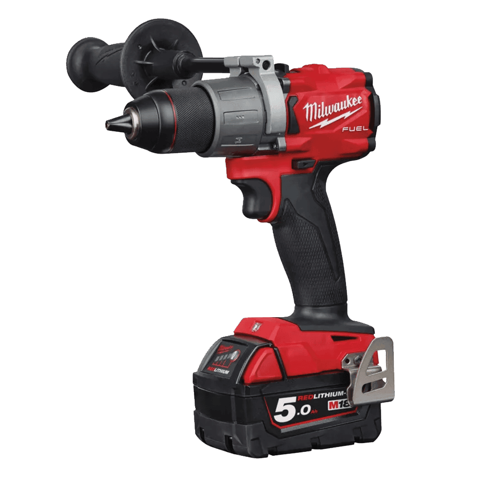 M18FDD2-502X.png Masina de gaurit/infiletat cu 2 acumulatori Milwaukee M18 FDD2-502X autofiletanta bormasina surubelnita cu acumulator