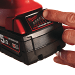 Fierastrau circular cu 2 acumulatori Milwaukee M18 CCS55-502X