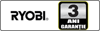 Ryobi – 3 ani garantie