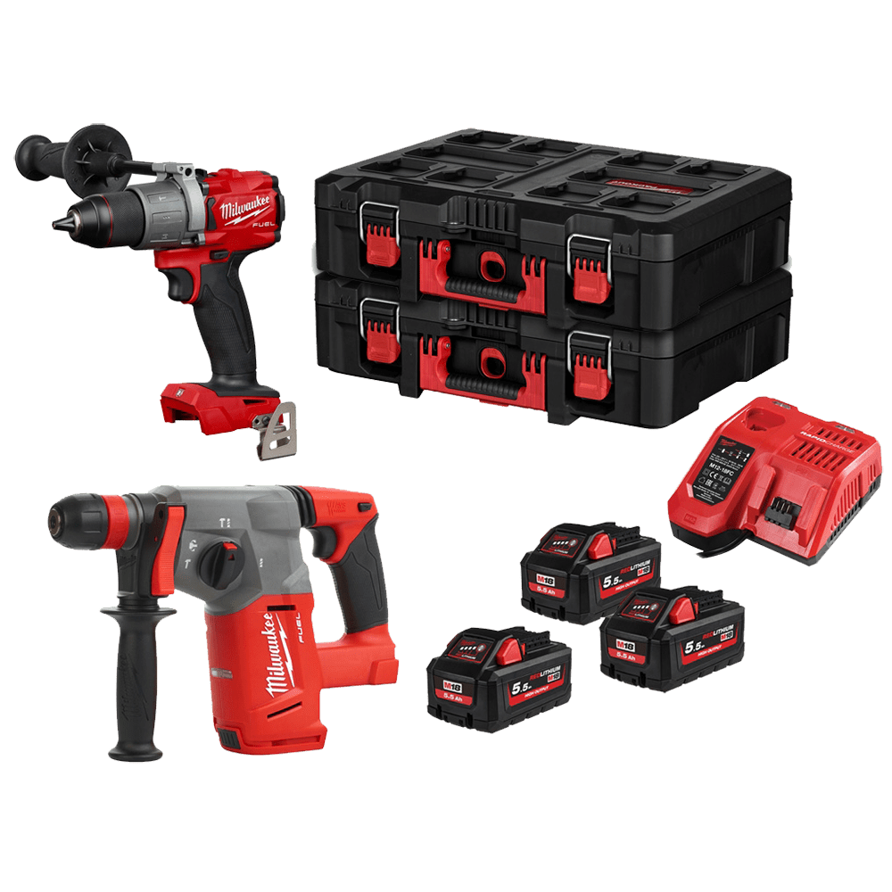 Set 2 scule Milwaukee M18 FPP2M2-553P Set 2 scule Milwaukee M18 FPP2M2-553P