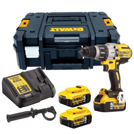 Masina de gaurit cu percuție cu 3 acumulatori DeWalt DCD996P3