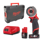 Taietor placi ceramice cu 2 acumulatori Milwaukee M12 FCOT-422X