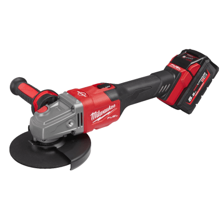 Polizor unghiular cu 2 acumulatori Milwaukee M18 FHSAG125XB-552X