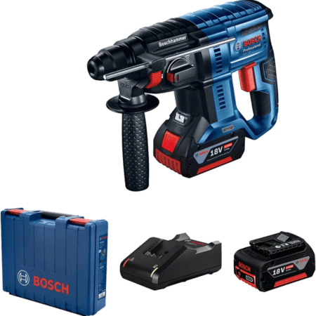 Ciocan rotopercutor SDS-Plus cu 2 acumulatori Bosch GBH 180-Li