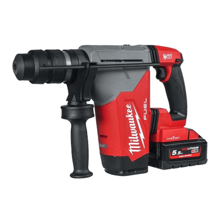 Ciocan rotopercutor Milwaukee SDS-plus cu 2 acumulatori M18 ONEFHPX-552X