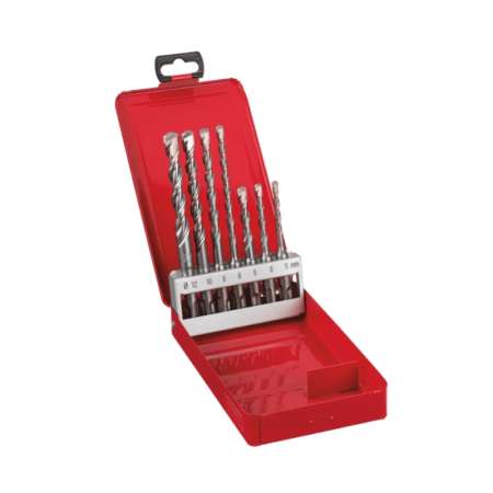 SET DE BURGHIE MILWAUKEE SDS-PLUS MX2, 7 BUC