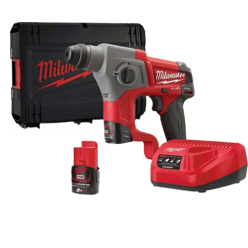 Ciocan rotopercutor cu 2 acumulatori Milwaukee SDS-plus M12CH-202X Ciocan rotopercutor cu 2 acumulatori Milwaukee SDS-plus M12CH-202X