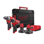 Set 2 scule cu 2 acumulatori Milwaukee M12FPP2A-602X