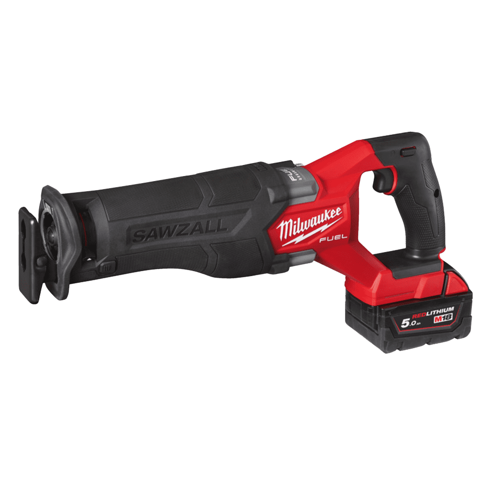 Fierastrau sabie cu 2 acumulatori Milwaukee M18FSZ-502X Fierastrau sabie cu 2 acumulatori Milwaukee M18FSZ-502X