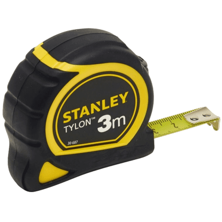 Ruleta 3m cu protectie de cauciuc Stanley 0-30-687