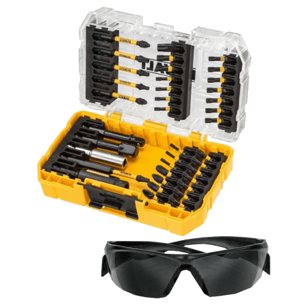 Set 38 biti insurubare impact si ochelari de protectie DeWalt Flextorq DT70733T
