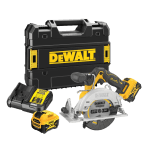Fierastrau circular 12V cu 2 acumulatori 5Ah DeWalt DCS512P2