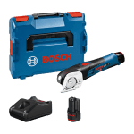 Foarfeca de taiat tabla cu 2 acumulatori 2Ah Bosch GUS 12V-300