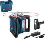 Nivela laser rotativa cu linii rosii Bosch GRL 500 H 1 Nivela laser rotativa cu linii rosii Bosch GRL 500 H