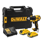 Masina de gaurit si insurubat cu 2 acumulatori DeWalt DCD708D2T
