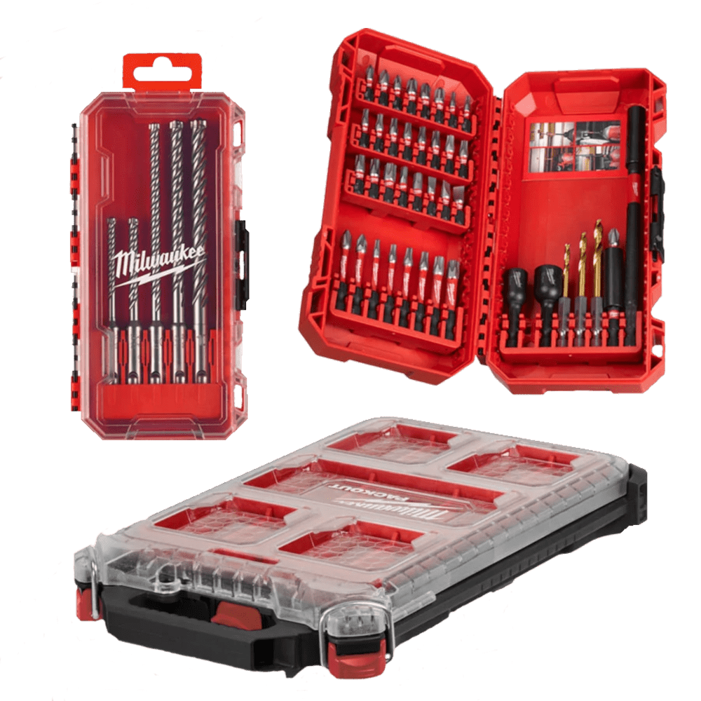 Set 45 de accesorii PACKOUT Milwaukee Set 45 de accesorii PACKOUT Milwaukee