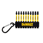 Set 10 biti pentru insurubare de impact DeWalt DT7275