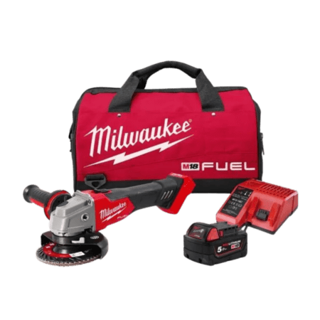 Polizor unghiular cu un acumulator Milwaukee M18 FSAG125X-501BRF