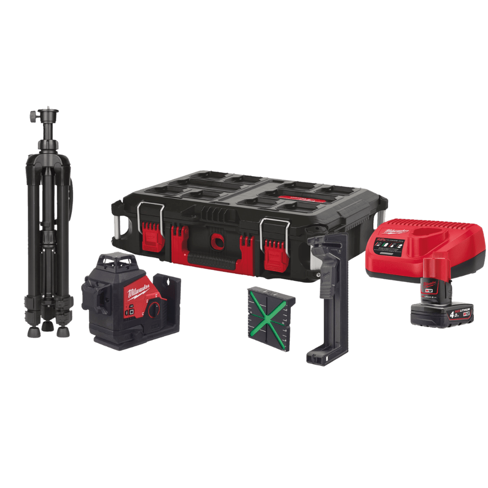 Nivela laser cu un acumulator Milwaukee M12 3PLSKIT-401P Nivela laser cu un acumulator Milwaukee M12 3PLSKIT-401P