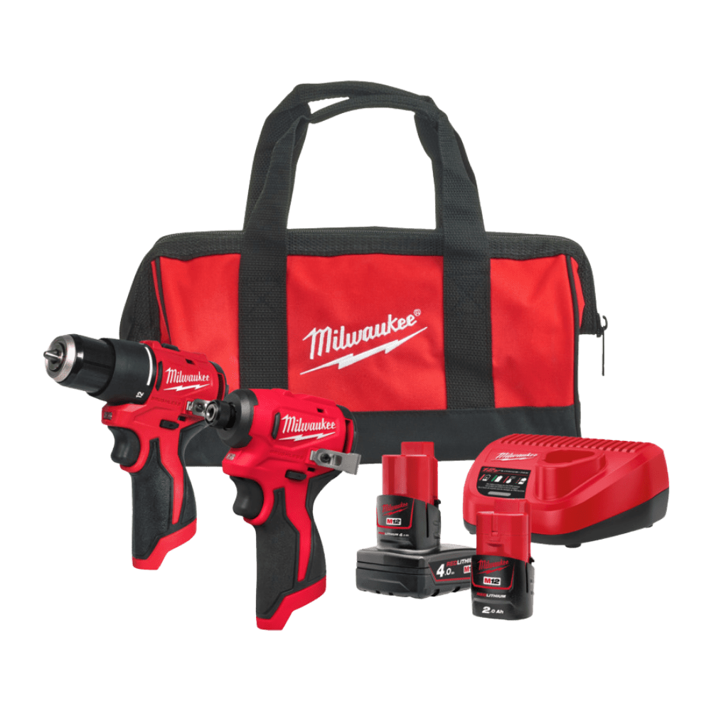 Set 2 scule cu 2 acumulatori Milwaukee M12 BLPP2B-422B Set 2 scule cu 2 acumulatori Milwaukee M12 BLPP2B-422B